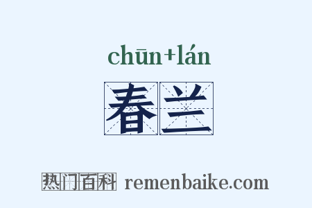 春兰是什么意思的图片
